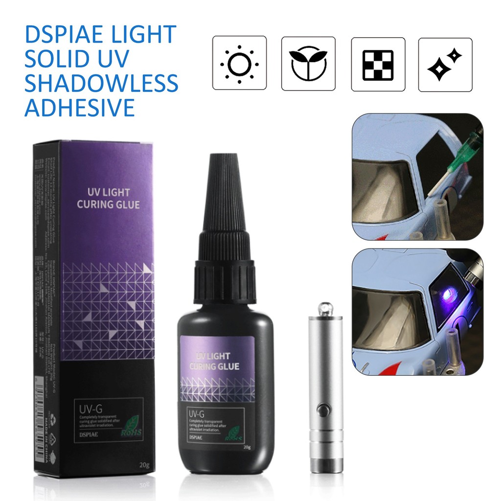 Metallic Spray Paint - DSPIAE Lem Bening Penyembuhan Sinar UV