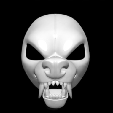Cosplay Material For Prop - Masker Dasar Gaya Amerika Bahan PETG