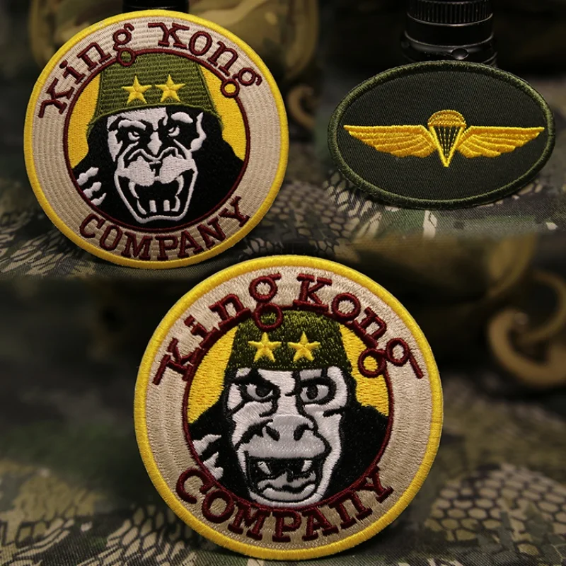 Velcro Hook Loop - King Kong lencana pengemudi taksi M65