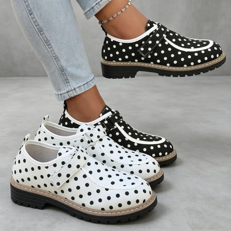 Velcro Hook Loop - Sepatu Kasual Low-top untuk Musim Semi