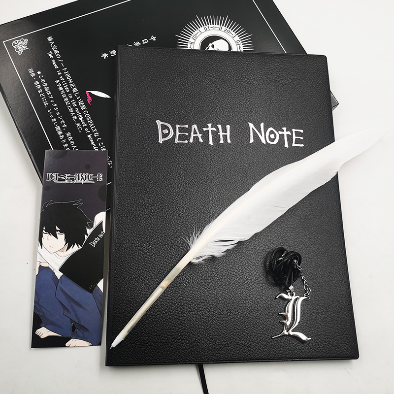 Cosplay Material For Prop - Anime Death Notebook Set jurnal kulit