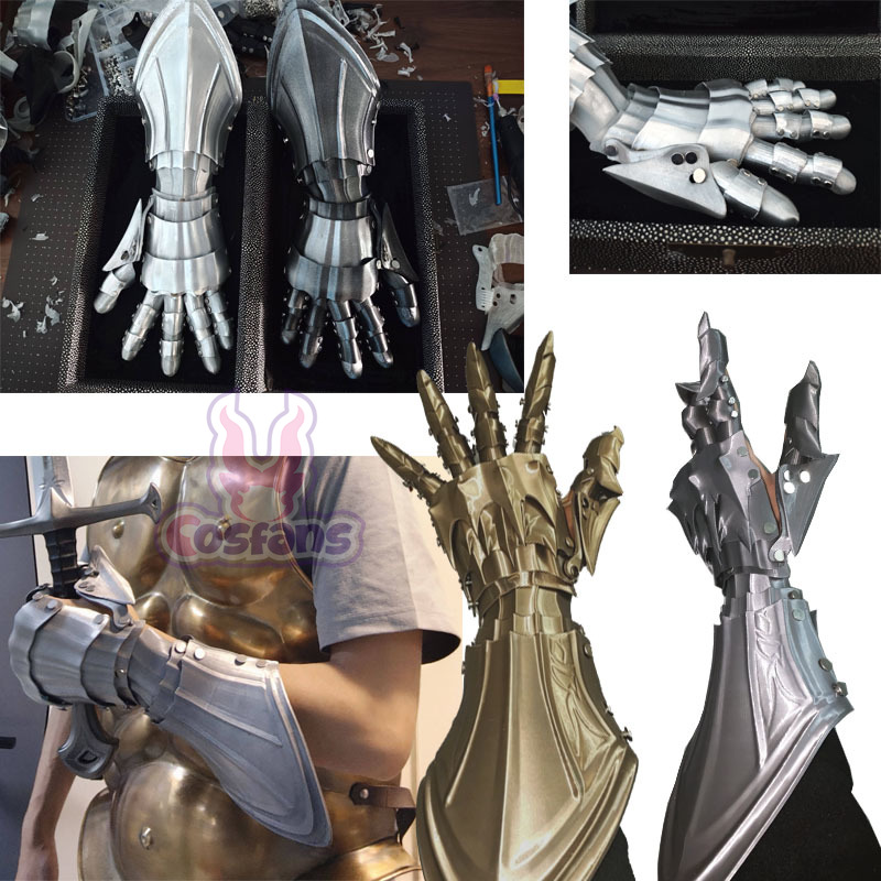 Cosplay Material For Prop - Sarung Tangan Mekanik Ksatria Buatan Tangan