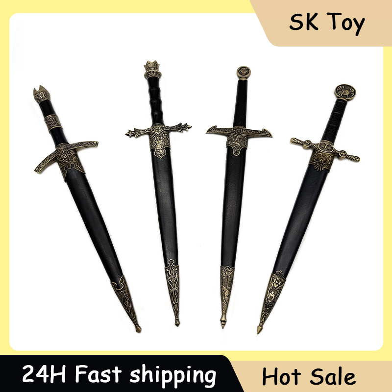 Cosplay Prop Knife - Pedang Komando 35cm, Pedang Ksatria Barat,