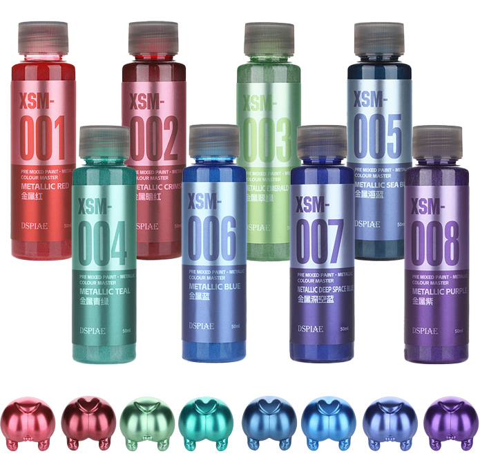 Metallic Spray Paint - DSPIAE XSM Cat Berbasis Air Metalik
