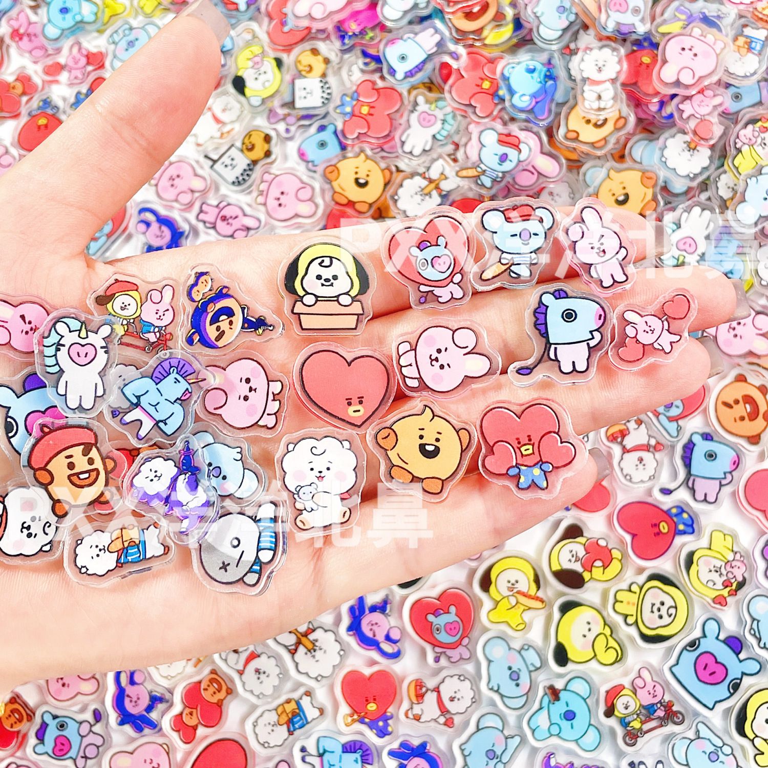 Cosplay Material For Prop - 100 pcs BT21 BTS aksesoris akrilik