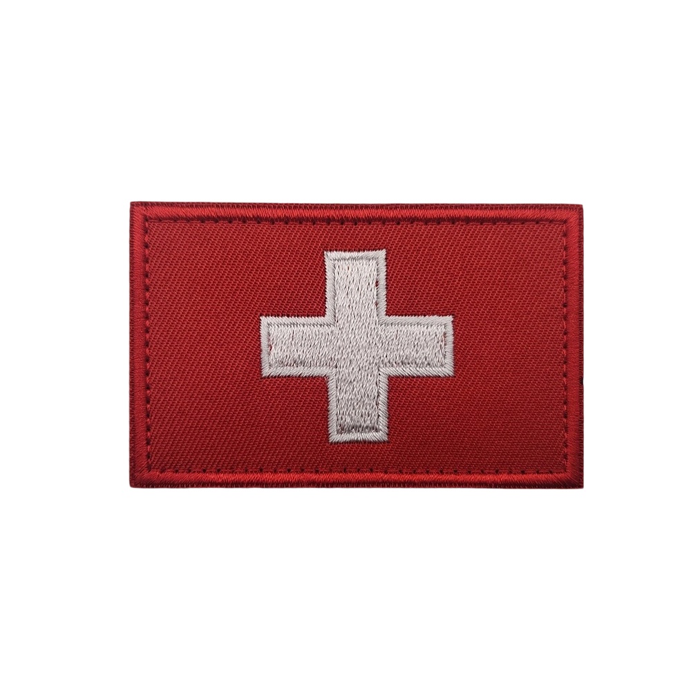 Velcro Hook Loop - Medis Cross Taktis Patch Pertolongan Pertama