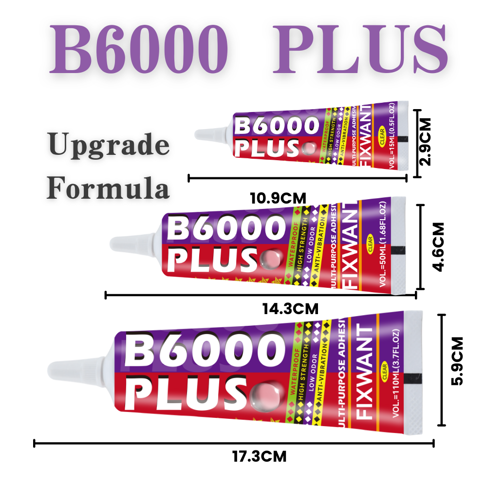 B6000 PLUS 15/50/110ML Perekat - Contact Cement Glue ulasan dan harga
