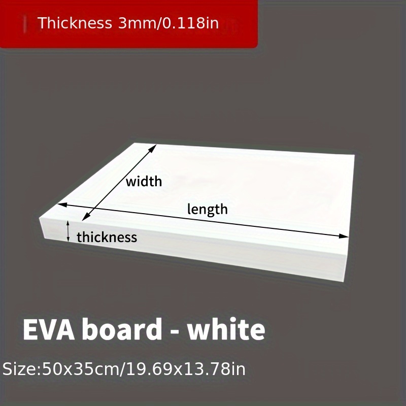 Papan Busa EVA 14x19 Inci, Teb - Cosplay Prop Foam Board ulasan dan harga