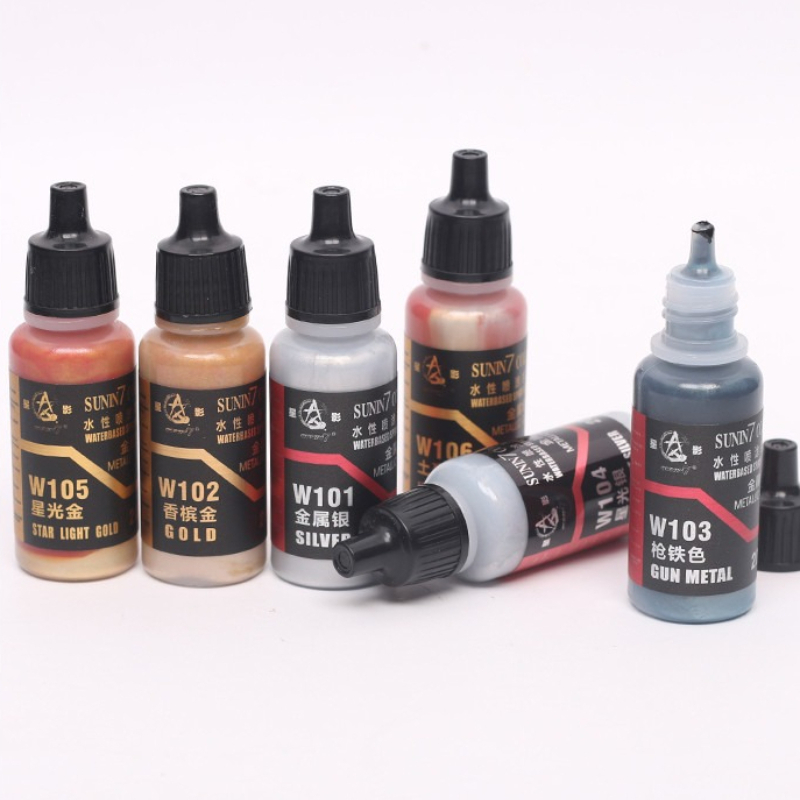 SUNIN 7 W101-124 20ml Cat Akri - Metallic Spray Paint ulasan dan harga