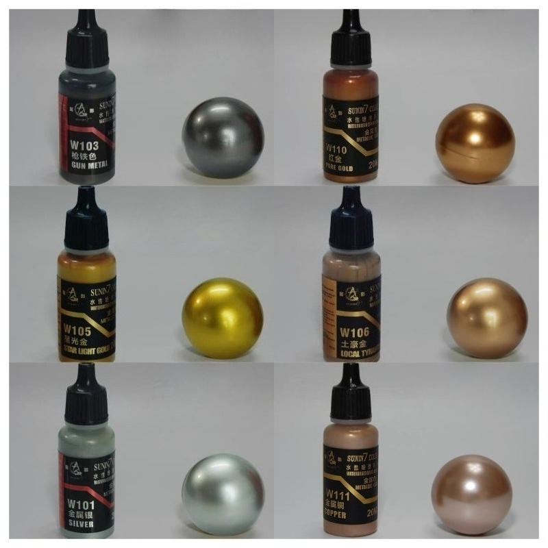 SUNIN 7 W101-124 20ml Cat Akri - Metallic Spray Paint ulasan dan harga