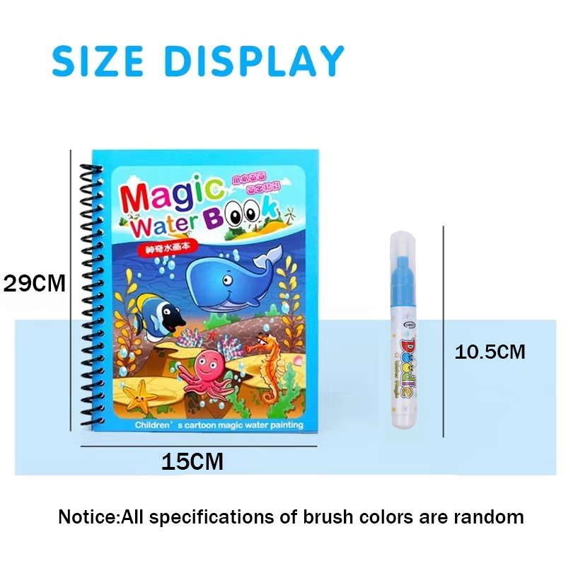 1 Buah Buku Gambar Air Ajaib D - Cosplay Prop Painting ulasan dan harga