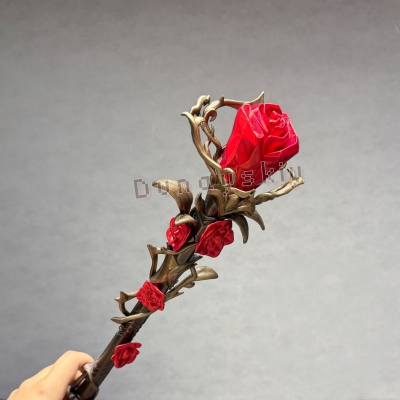 Sylus Staff Silver Wing Demon  - Detachable Cosplay Prop ulasan dan harga