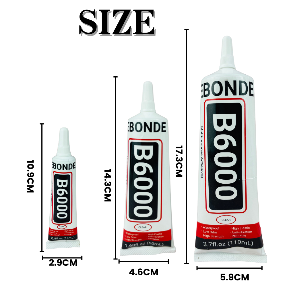 15ML 25ML 50ML 110ML B6000 Lem - Contact Cement Glue ulasan dan harga