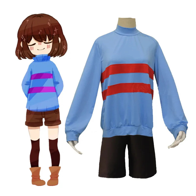 Kostum CyGame Undertale Frisk  - Cosplay Prop Knife ulasan dan harga