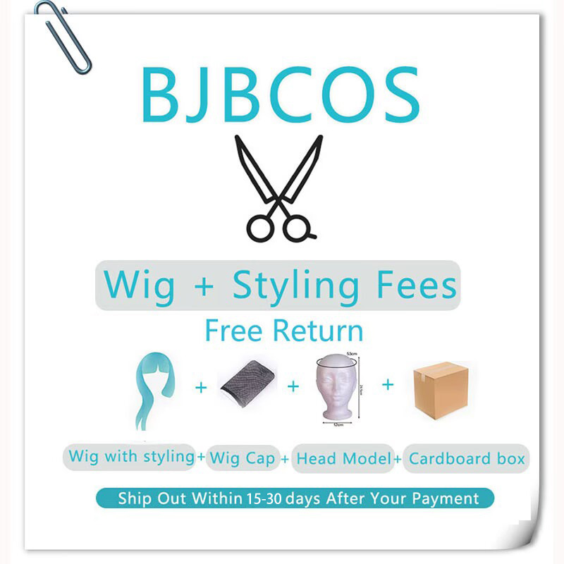 Wig Bergaya Pantalone ‌   Wig  - Prop For Cosplay ulasan dan harga